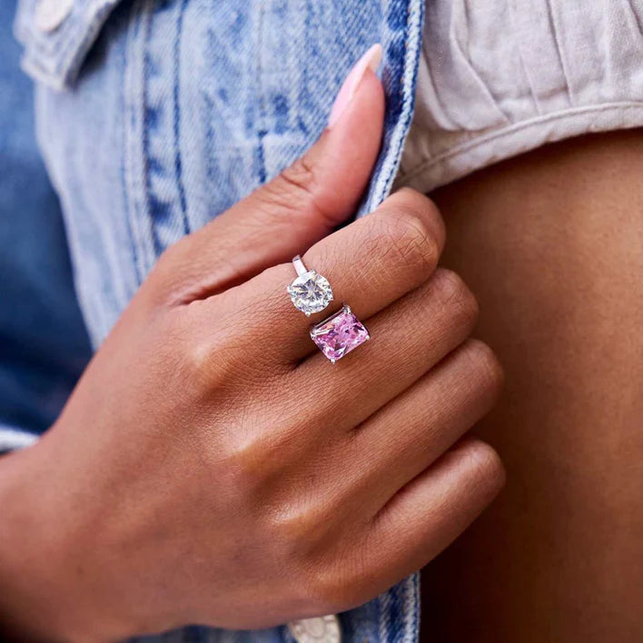 Double Stone Ring