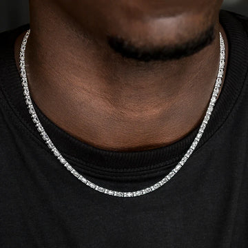 Diamond Mixed Oval Cut Tennis Chain