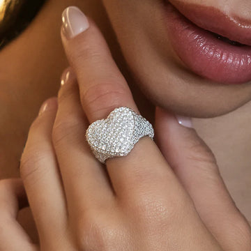 Diamond Heart Ring