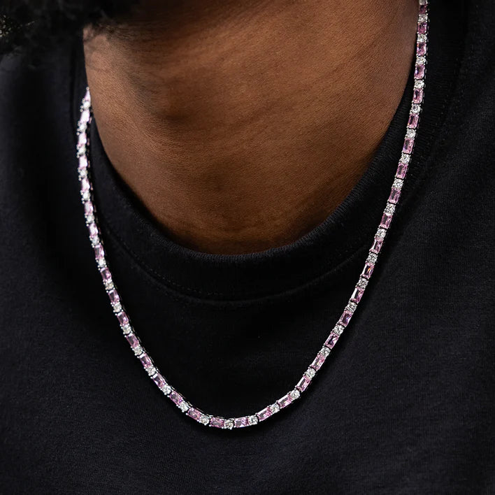 Diamond Baguette Tennis Chain