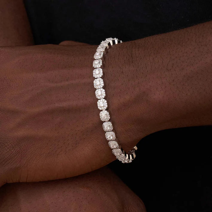 Micro Clustered Tennis Bracelet