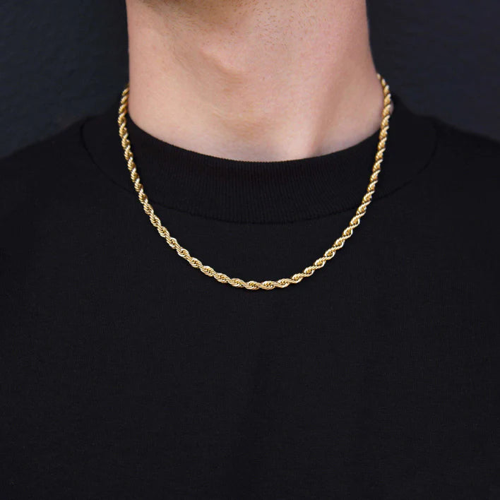 Solid Gold Rope Chain